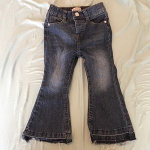 Toddler girls flare jeans